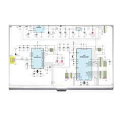 Circuits-electronics-atmel Business Card Holder