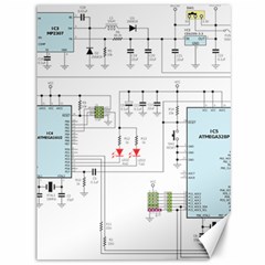 Circuits-electronics-atmel Canvas 36  X 48 