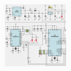 Circuits-electronics-atmel Medium Glasses Cloth