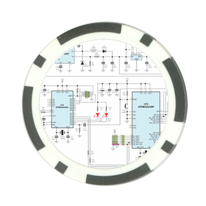 Circuits-electronics-atmel Poker Chip Card Guard