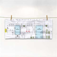 Circuits-electronics-atmel Hand Towel