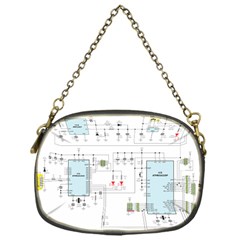 Circuits-electronics-atmel Chain Purse (one Side) by Jancukart