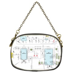 Circuits-electronics-atmel Chain Purse (two Sides)