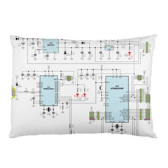 Circuits-electronics-atmel Pillow Case