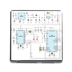 Circuits-electronics-atmel Memory Card Reader (square 5 Slot)