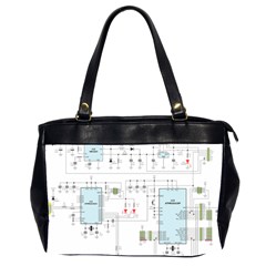 Circuits-electronics-atmel Oversize Office Handbag (2 Sides)