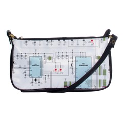 Circuits-electronics-atmel Shoulder Clutch Bag