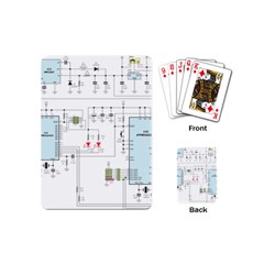 Circuits-electronics-atmel Playing Cards Single Design (mini)