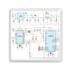 Circuits-electronics-atmel Memory Card Reader (square) by Jancukart