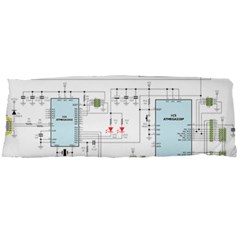 Circuits-electronics-atmel Body Pillow Case Dakimakura (two Sides)