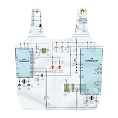 Circuits-electronics-atmel Full Print Recycle Bag (l)