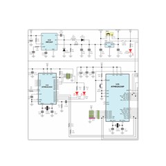 Circuits-electronics-atmel Satin Bandana Scarf 22  X 22 