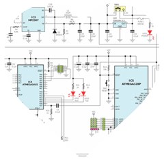 Circuits-electronics-atmel Wooden Puzzle Heart