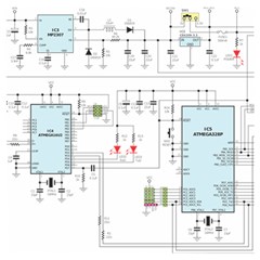 Circuits-electronics-atmel Wooden Puzzle Square by Jancukart