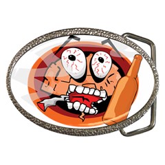 Brain Cartoon Animation Belt Buckles