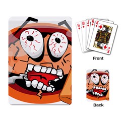 Brain Cartoon Animation Playing Cards Single Design (rectangle)