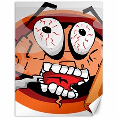 Brain Cartoon Animation Canvas 12  X 16 