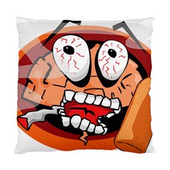 Brain Cartoon Animation Standard Cushion Case (one Side)