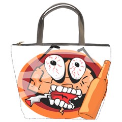 Brain Cartoon Animation Bucket Bag