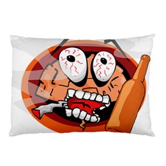 Brain Cartoon Animation Pillow Case