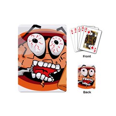 Brain Cartoon Animation Playing Cards Single Design (mini)