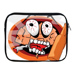 Brain Cartoon Animation Apple Ipad 2/3/4 Zipper Cases