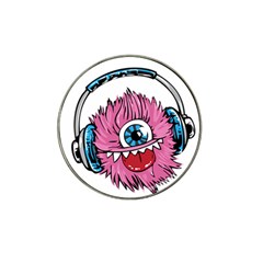 Monster-headphones-headset-listen Hat Clip Ball Marker