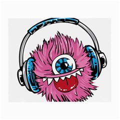 Monster-headphones-headset-listen Small Glasses Cloth