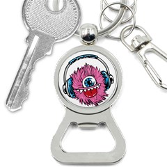 Monster-headphones-headset-listen Bottle Opener Key Chain