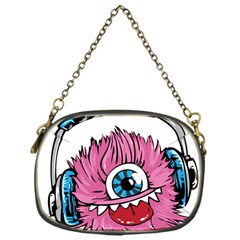 Monster-headphones-headset-listen Chain Purse (one Side)