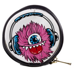 Monster-headphones-headset-listen Mini Makeup Bag by Jancukart