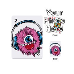 Monster-headphones-headset-listen Playing Cards 54 Designs (mini) by Jancukart