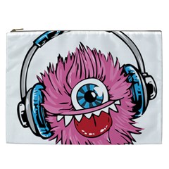 Monster-headphones-headset-listen Cosmetic Bag (xxl)