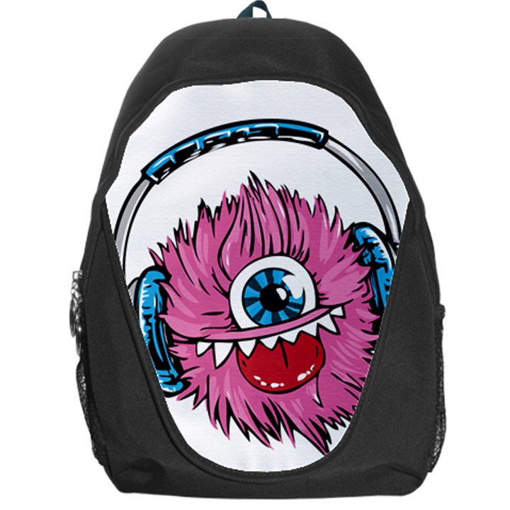 Monster-headphones-headset-listen Backpack Bag