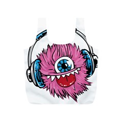 Monster-headphones-headset-listen Full Print Recycle Bag (s)