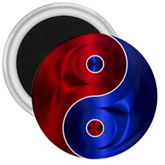 Yin Yang Eastern Asian Philosophy 3  Magnets by Jancukart