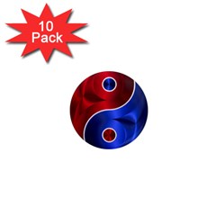 Yin Yang Eastern Asian Philosophy 1  Mini Magnet (10 Pack) 