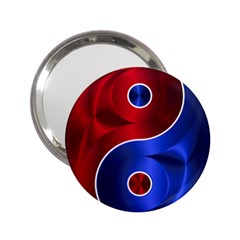 Yin Yang Eastern Asian Philosophy 2 25  Handbag Mirrors