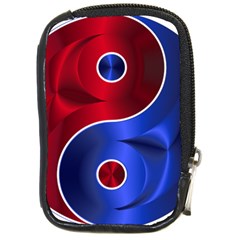 Yin Yang Eastern Asian Philosophy Compact Camera Leather Case