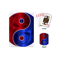 Yin Yang Eastern Asian Philosophy Playing Cards Single Design (mini)