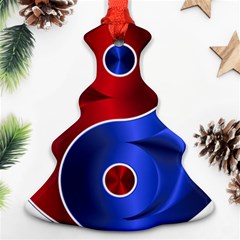 Yin Yang Eastern Asian Philosophy Ornament (christmas Tree) 