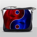 Yin Yang Eastern Asian Philosophy Messenger Bag Front