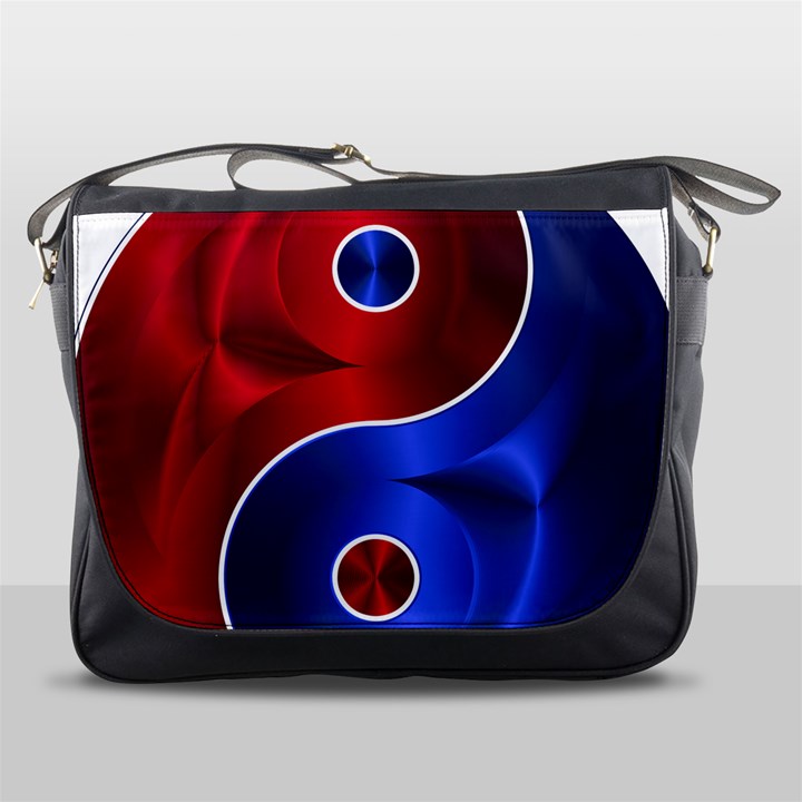 Yin Yang Eastern Asian Philosophy Messenger Bag