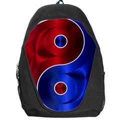 Yin Yang Eastern Asian Philosophy Backpack Bag by Jancukart