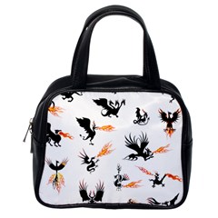 Dragon-phoenix-fire-bird-ancient Classic Handbag (one Side)