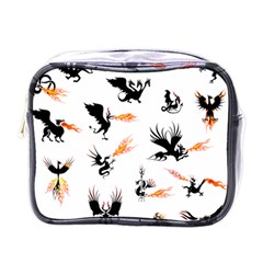 Dragon-phoenix-fire-bird-ancient Mini Toiletries Bag (one Side)