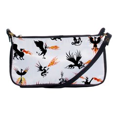 Dragon-phoenix-fire-bird-ancient Shoulder Clutch Bag