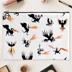 Dragon-phoenix-fire-bird-ancient Cosmetic Bag (xxxl)