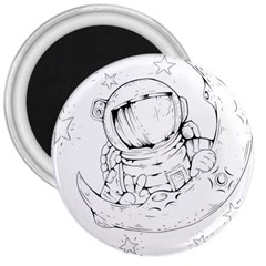 Astronaut-moon-space-astronomy 3  Magnets