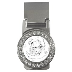 Astronaut-moon-space-astronomy Money Clips (cz) 